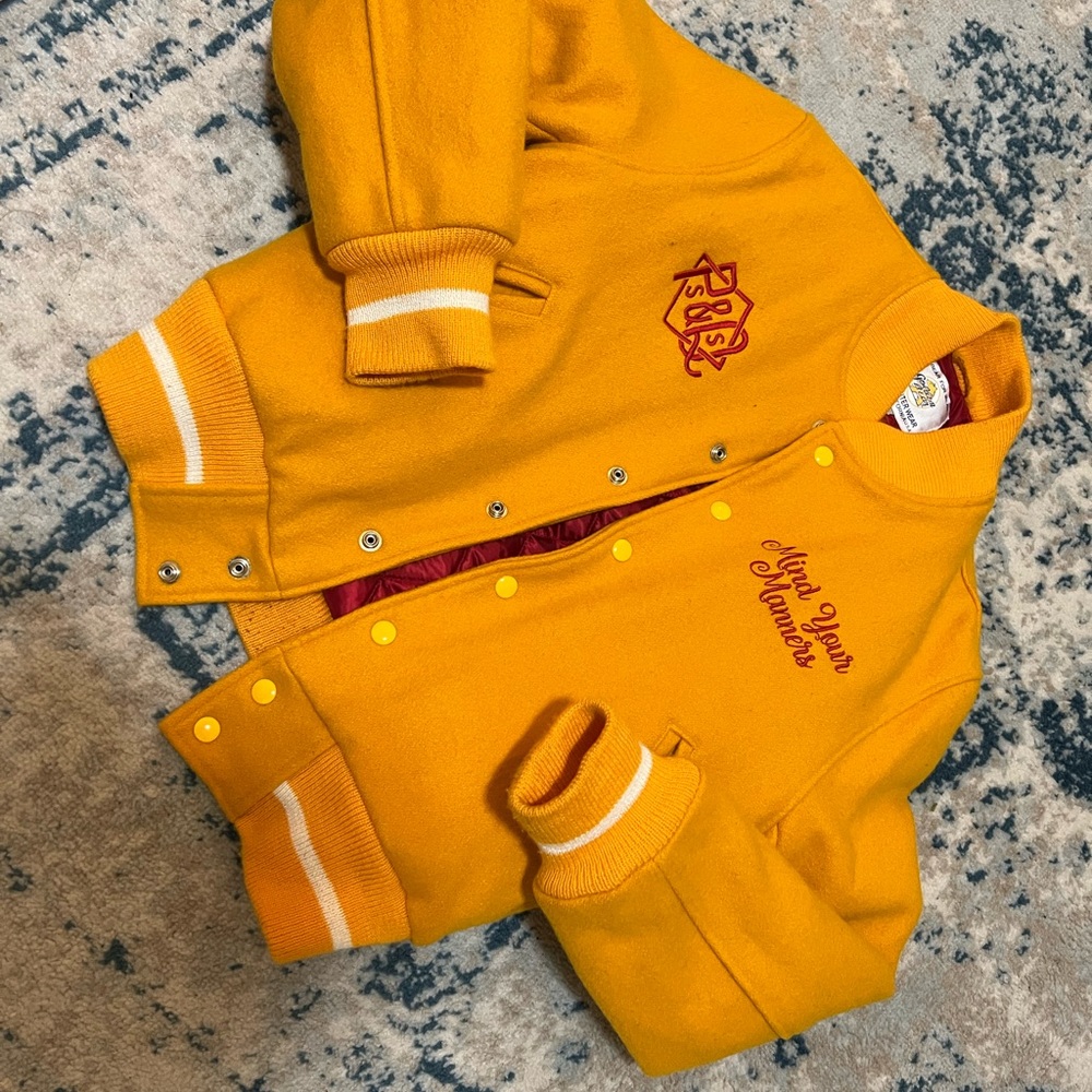 Psandqs golden bear varsity jacket size small